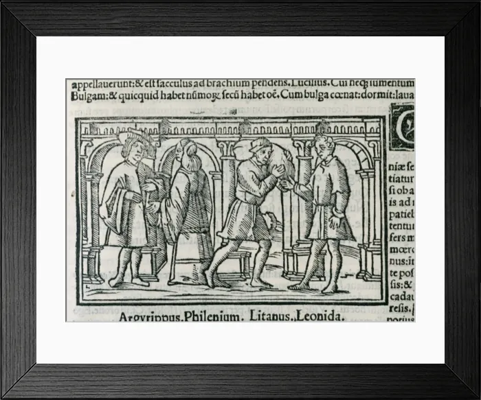 Framed Print : Titus Maccius Plautus Framed Print : Titus Maccius Plautus