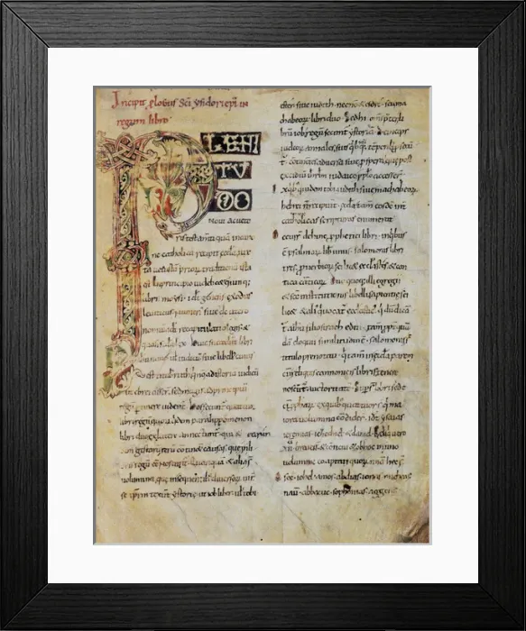 Framed Print : Libri Regum et Machabeorum Framed Print : Libri Regum et Machabeorum