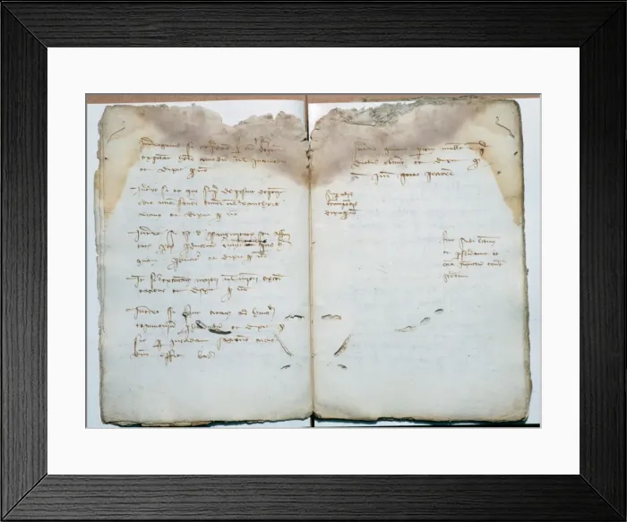 Framed Print : Ledger. Bills of exchange Framed Print : Ledger. Bills of exchange