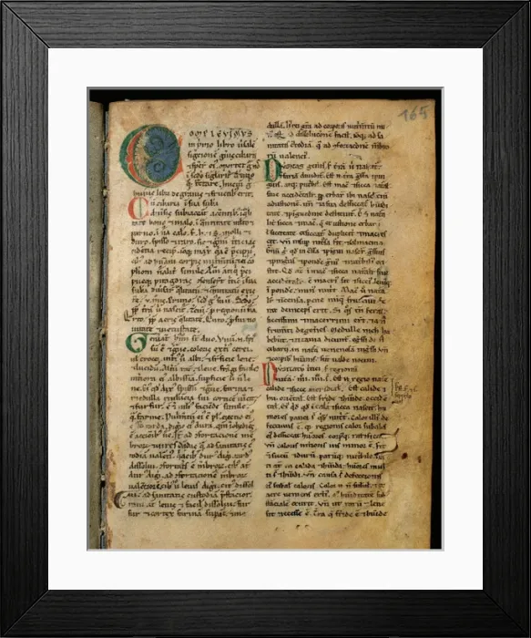 Framed Print : Complevimus Dietetica. Incunabula Framed Print : Complevimus Dietetica. Incunabula