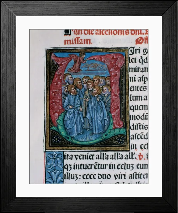 Framed Print : Initial. Missal Framed Print : Initial. Missal