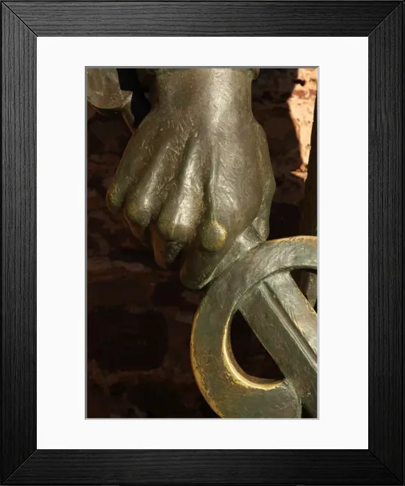 Framed Print : Sancho I of Portugal (1154-1212). Statue. Silves. Algarve. P Framed Print : Sancho I of Portugal (1154-1212). Statue. Silves. Algarve. P