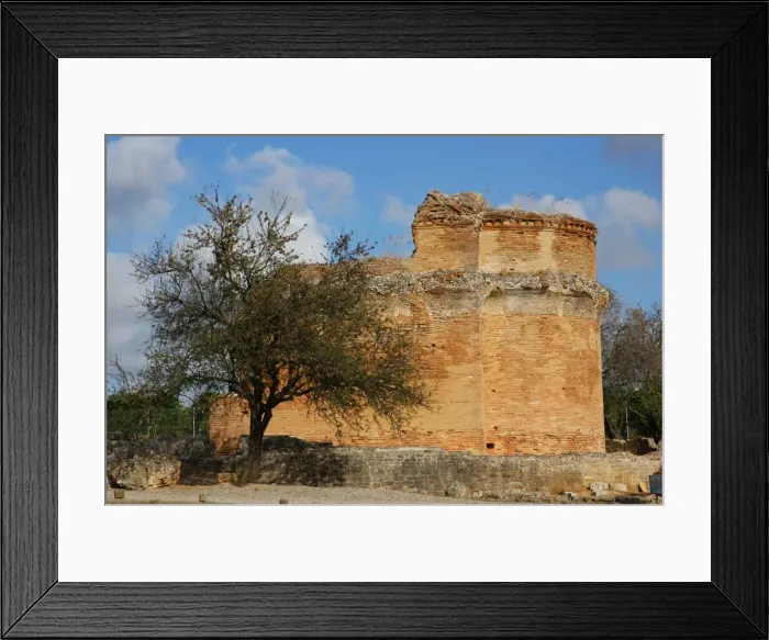 Framed Print : Milreu ruins. Roman Villa (1st - 4th century A. D. ). Estoi. A Framed Print : Milreu ruins. Roman Villa (1st - 4th century A. D. ). Estoi. A