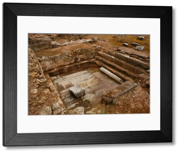 Framed Print : Roman Villa of Pisoes. El Alentejo. Portugal Framed Print : Roman Villa of Pisoes. El Alentejo. Portugal
