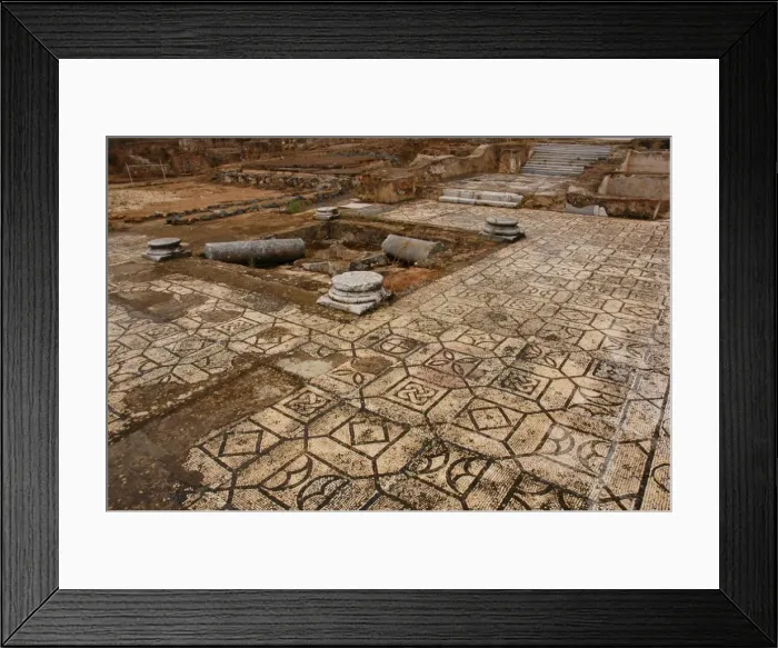 Framed Print : Roman Villa of Pisoes. El Alentejo. Portugal Framed Print : Roman Villa of Pisoes. El Alentejo. Portugal