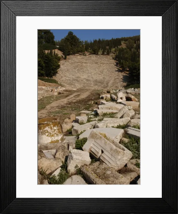Framed Print : Greece. Argos. Roman Theatre Framed Print : Greece. Argos. Roman Theatre