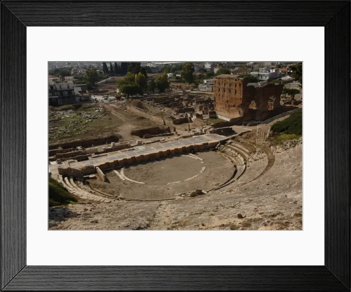 Framed Print : Greece. Argos. Greco-Roman Theatre Framed Print : Greece. Argos. Greco-Roman Theatre