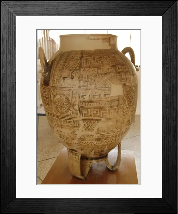 Framed Print : Tripod vase. Greece Framed Print : Tripod vase. Greece