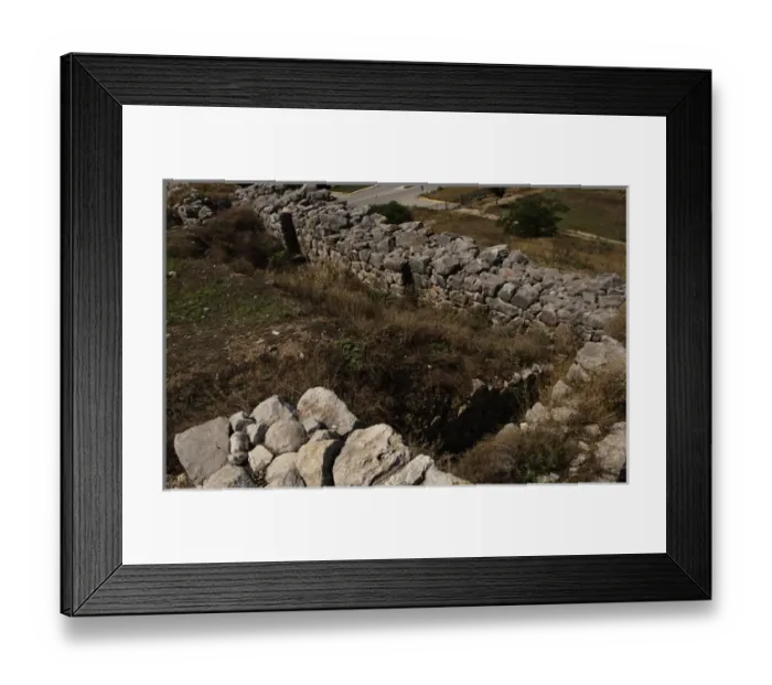 Framed Print : Greece. Tiryns. Cyclopean wall Framed Print : Greece. Tiryns. Cyclopean wall