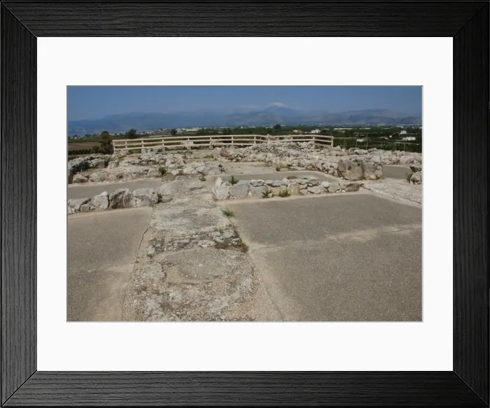 Framed Print : Greece. Tiryns. Ruins Framed Print : Greece. Tiryns. Ruins