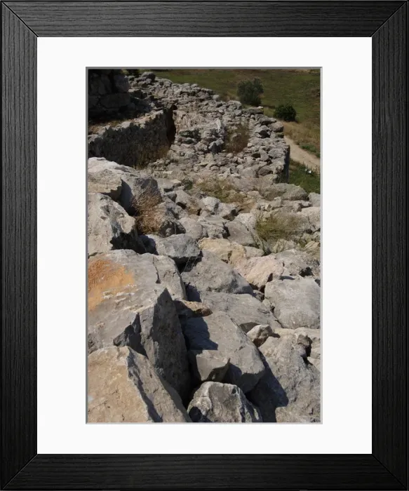 Framed Print : Greece. Tiryns. Cyclopean wall Framed Print : Greece. Tiryns. Cyclopean wall