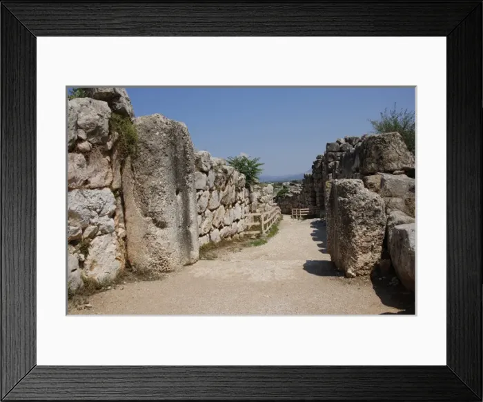 Framed Print : Greece. Tiryns. Ruins Framed Print : Greece. Tiryns. Ruins