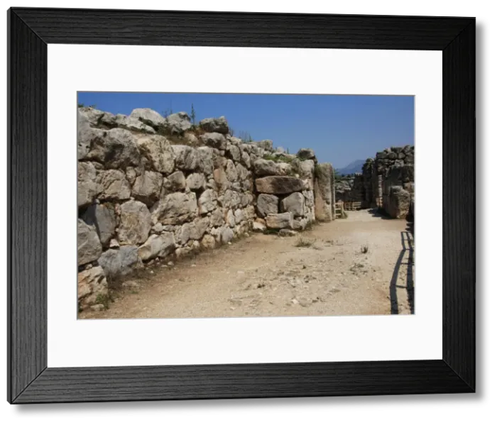 Framed Print : Greece. Tiryns. Ruins Framed Print : Greece. Tiryns. Ruins