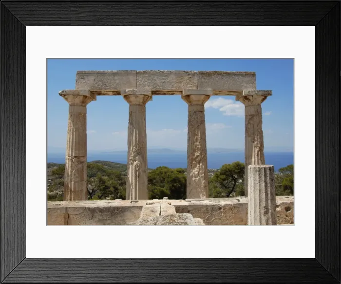 Framed Print : Temple of Aphaia. Greece Framed Print : Temple of Aphaia. Greece