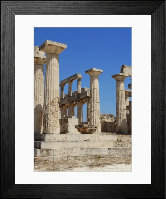 Framed Print : Temple of Aphaia. Greece Framed Print : Temple of Aphaia. Greece