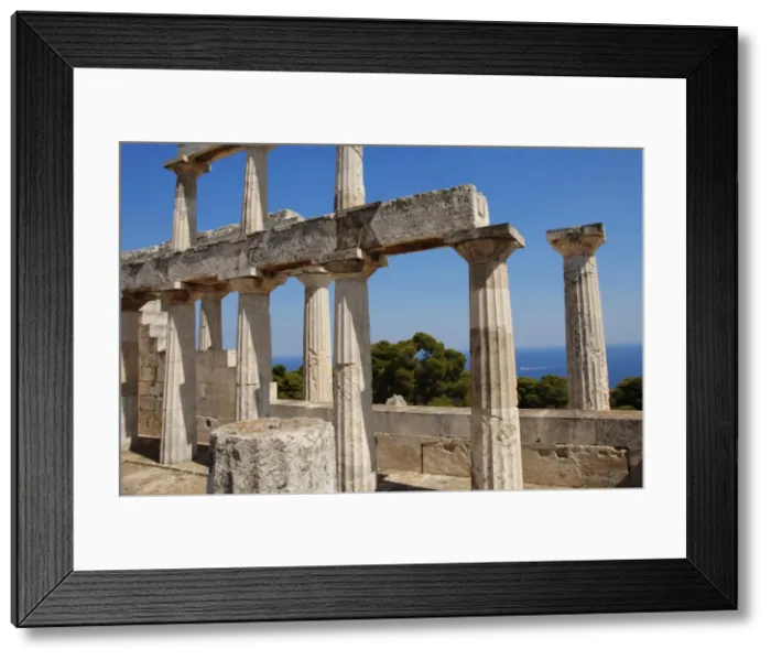 Framed Print : Temple of Aphaia. Greece Framed Print : Temple of Aphaia. Greece
