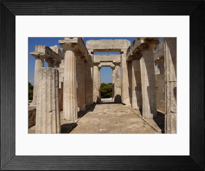 Framed Print : Temple of Aphaia. Greece Framed Print : Temple of Aphaia. Greece