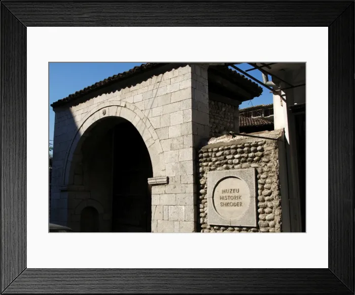 Framed Print : Albania. Shkodra. History Museum Framed Print : Albania. Shkodra. History Museum