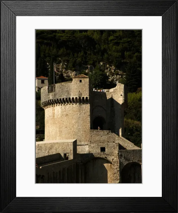 Framed Print : Croatia. Dubrovnik. Minceta Tower Framed Print : Croatia. Dubrovnik. Minceta Tower