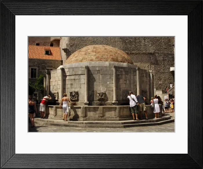 Framed Print : Croatia. Dubrovnik. Onofrios Fountain Framed Print : Croatia. Dubrovnik. Onofrios Fountain