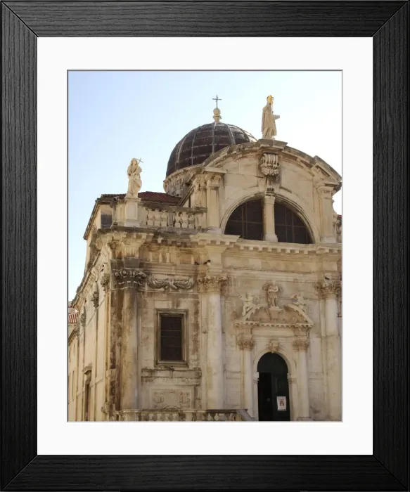 Framed Print : Saint Blaise church. Dubrovnik. Croatia Framed Print : Saint Blaise church. Dubrovnik. Croatia