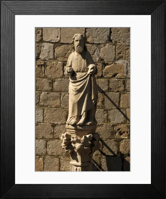Framed Print : Croatia. Dubrovnik. Religious statue Framed Print : Croatia. Dubrovnik. Religious statue