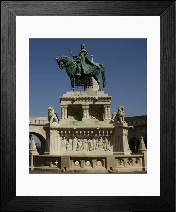 Framed Print : Stephen I of Hungary or Saint Stephen (969-1038). First Chri Framed Print : Stephen I of Hungary or Saint Stephen (969-1038). First Chri