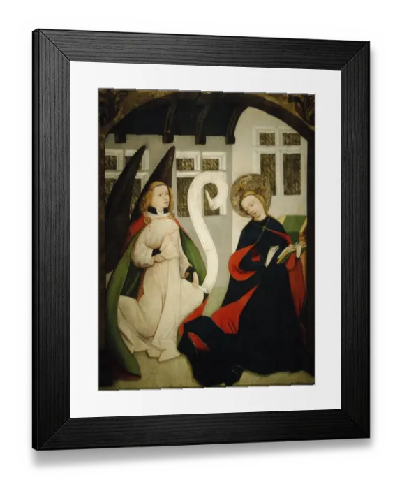 Framed Print : The Annunciation. 15th century Framed Print : The Annunciation. 15th century