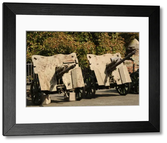 Framed Print : Cannons. Military Museum. Belgrade. Serbia Framed Print : Cannons. Military Museum. Belgrade. Serbia