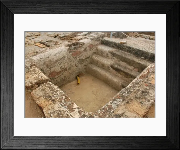 Framed Print : Milreu ruins. Roman Villa (1st - 4th century A. D. ). Estoi. A Framed Print : Milreu ruins. Roman Villa (1st - 4th century A. D. ). Estoi. A