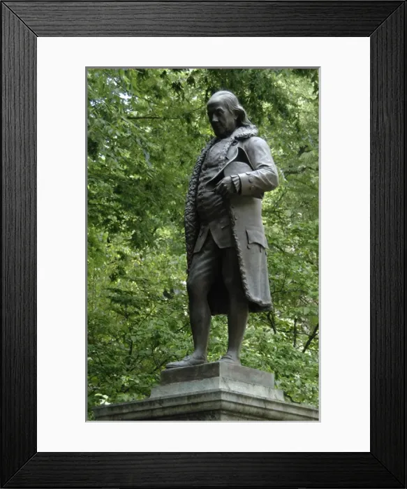 Framed Print : Franklin, Benjamin (1706-1790). American statesman and scien Framed Print : Franklin, Benjamin (1706-1790). American statesman and scien