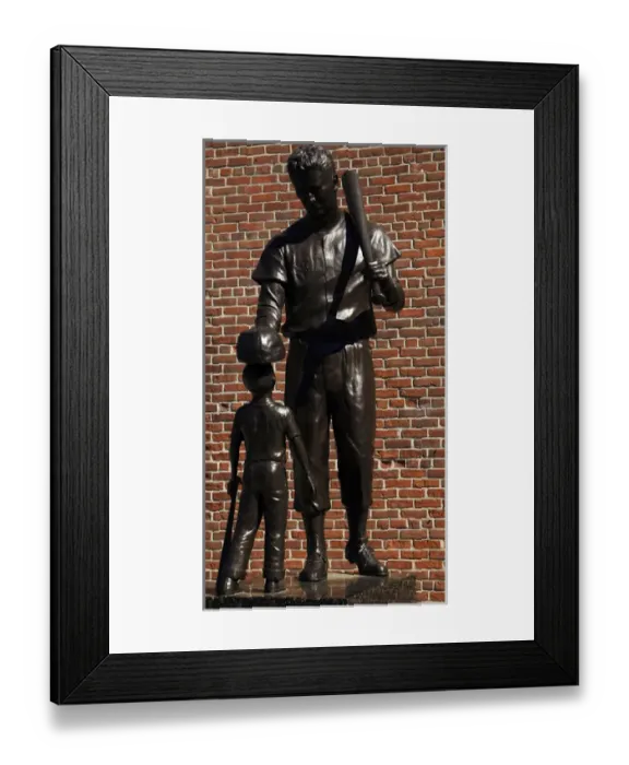 Framed Print : Theodore Samuel Ted Williams (1918- 2002). Nicknamed Framed Print : Theodore Samuel Ted Williams (1918- 2002). Nicknamed