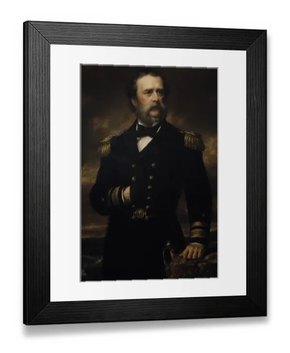 Framed Print : Samuel Francis Du Pont (1803-1865). American naval officer Framed Print : Samuel Francis Du Pont (1803-1865). American naval officer