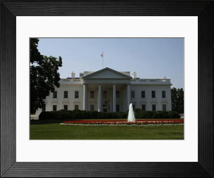 Framed Print : The White House. Washington D. C. United States Framed Print : The White House. Washington D. C. United States