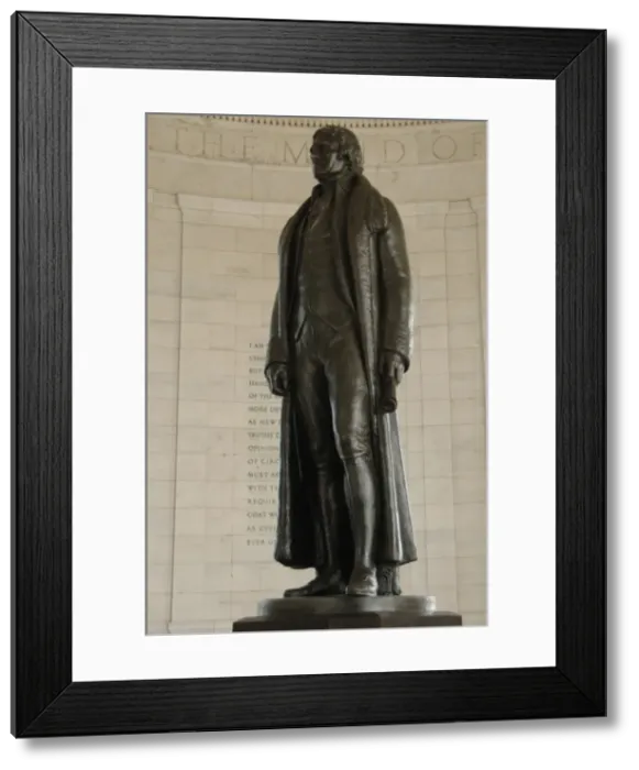 Framed Print : Thomas Jefferson (1743-1826). 3rd President of the United St Framed Print : Thomas Jefferson (1743-1826). 3rd President of the United St