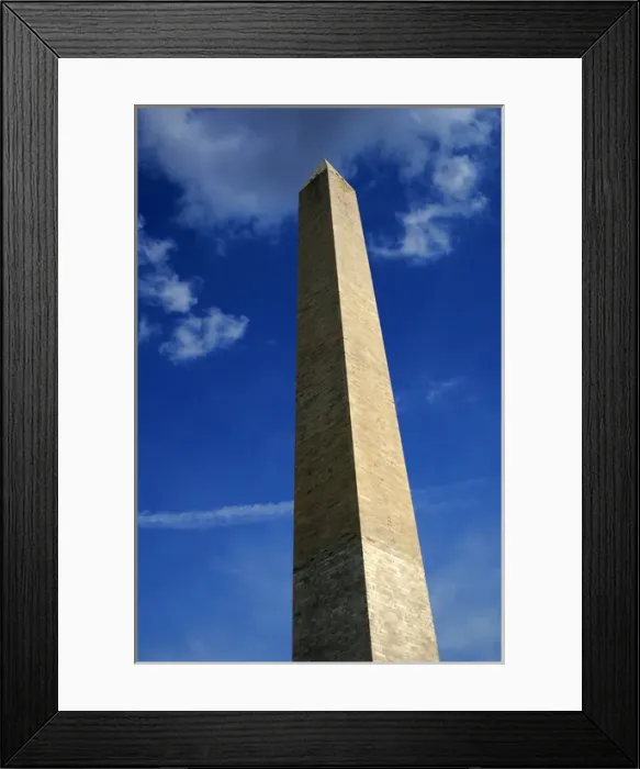 Framed Print : United States. Washington D. C. Washington Monument. Obelisk Framed Print : United States. Washington D. C. Washington Monument. Obelisk