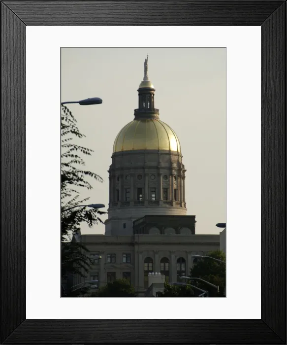 Framed Print : Georgia State Capitol. Atlanta. United States Framed Print : Georgia State Capitol. Atlanta. United States