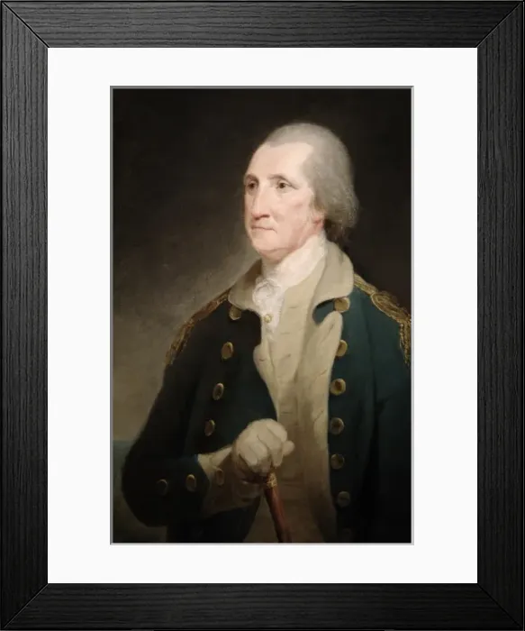 Framed Print : George Washington (1732-1799). First President of the United Framed Print : George Washington (1732-1799). First President of the United