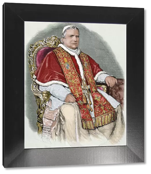 Pius IX (1792-1878). Italian pope