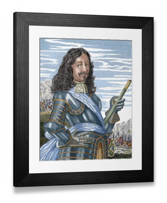 Framed Print : Karl Gustav Wrangel (1613-1676). Swedisch admiral Framed Print : Karl Gustav Wrangel (1613-1676). Swedisch admiral