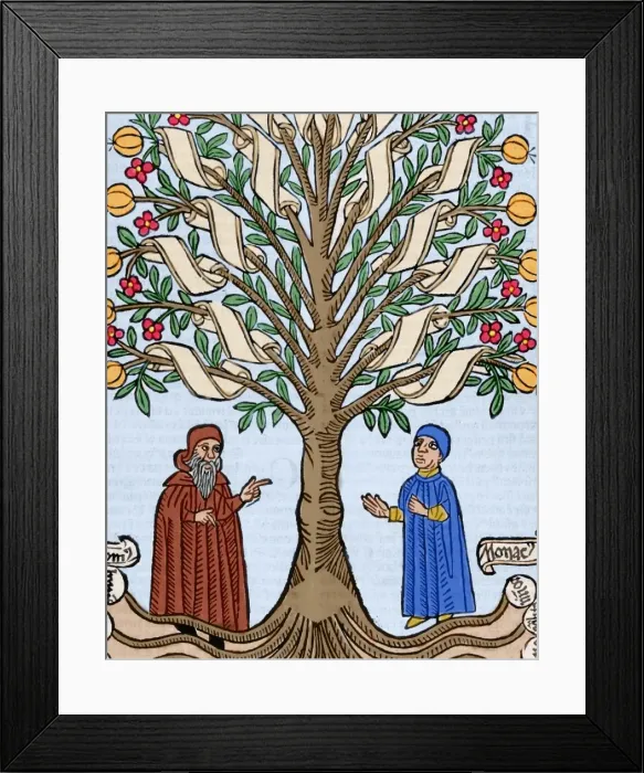 Framed Print : Llull, Ramon (1233 / 1235-1315 / 1316). Majorcan writer and phi Framed Print : Llull, Ramon (1233 / 1235-1315 / 1316). Majorcan writer and phi