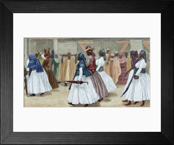 Framed Print : Africa. Sierra Leone. Funeral procession Framed Print : Africa. Sierra Leone. Funeral procession