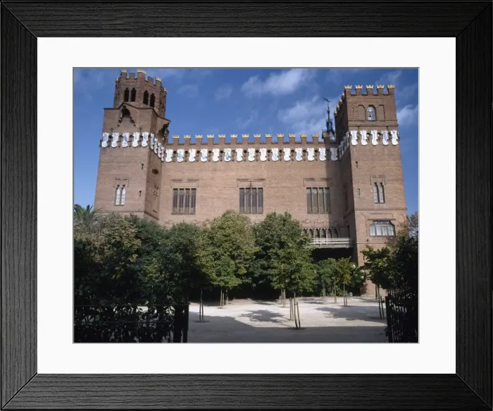 Framed Print : Natural History Museum. Three Dragons Castle. Barcelona. Spa Framed Print : Natural History Museum. Three Dragons Castle. Barcelona. Spa