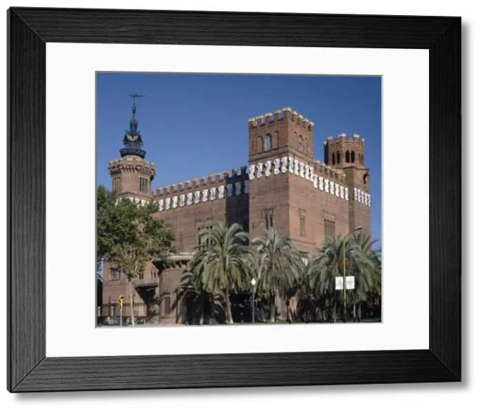 Framed Print : Natural History Museum. Three Dragons Castle. Barcelona. Spa Framed Print : Natural History Museum. Three Dragons Castle. Barcelona. Spa