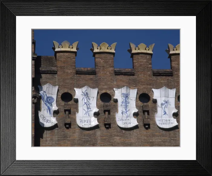 Framed Print : Natural History Museum. Three Dragons Castle. Barcelona. Spa Framed Print : Natural History Museum. Three Dragons Castle. Barcelona. Spa