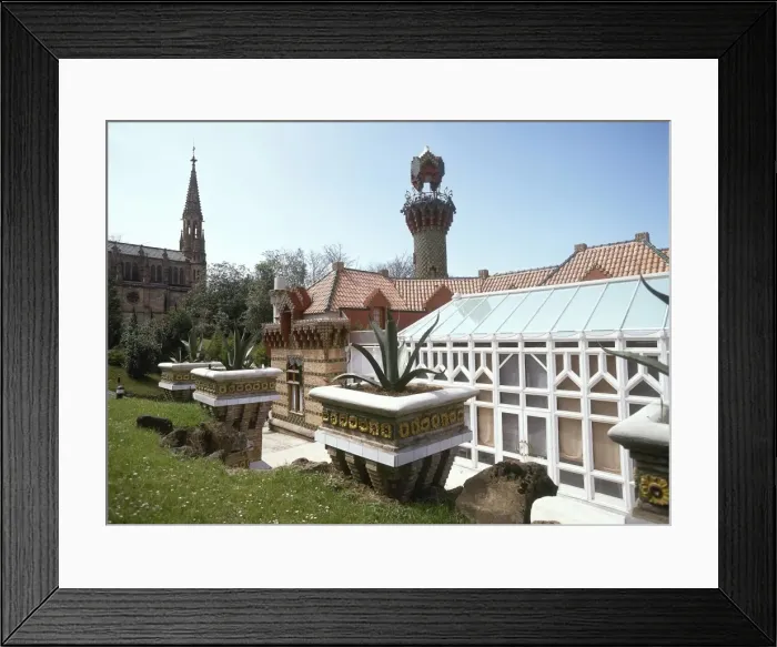 Framed Print : El Capricho from Gaudi. Spain Framed Print : El Capricho from Gaudi. Spain
