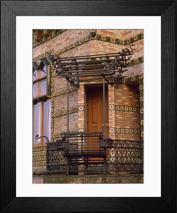 Framed Print : El Capricho from Gaudi. Spain Framed Print : El Capricho from Gaudi. Spain
