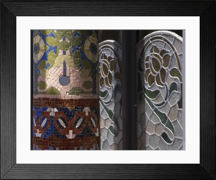 Framed Print : Palace of Catalan Music. Detail. Barcelona. Spain Framed Print : Palace of Catalan Music. Detail. Barcelona. Spain