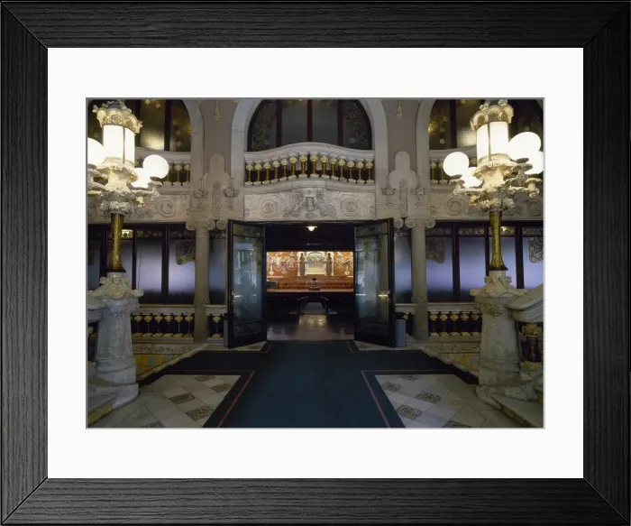 Framed Print : Palace of Catalan Music. Detail. Barcelona. Spain Framed Print : Palace of Catalan Music. Detail. Barcelona. Spain