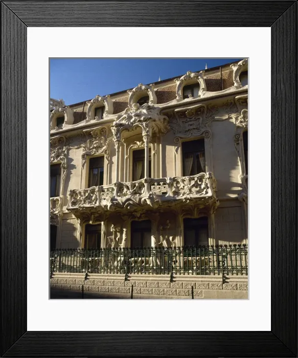 Framed Print : Palace of Longoria. Facade. Madrid. Spain Framed Print : Palace of Longoria. Facade. Madrid. Spain